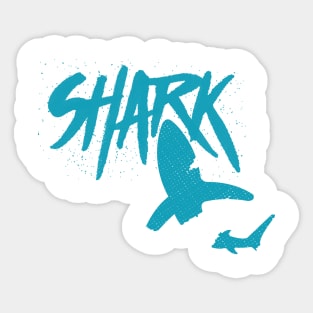Shark T Shirt Summer 2018 Sticker